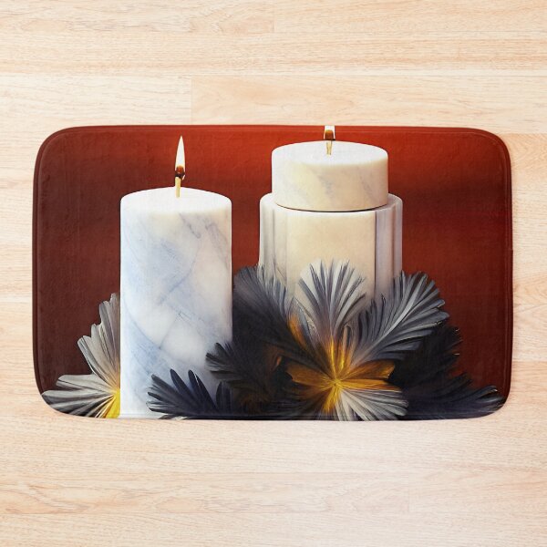 Item preview, Christmas Candles with White Marble  designed and sold by Dana Roper.