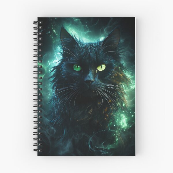 Item preview, Magical black cat designed and sold by PurrrfectPrints.