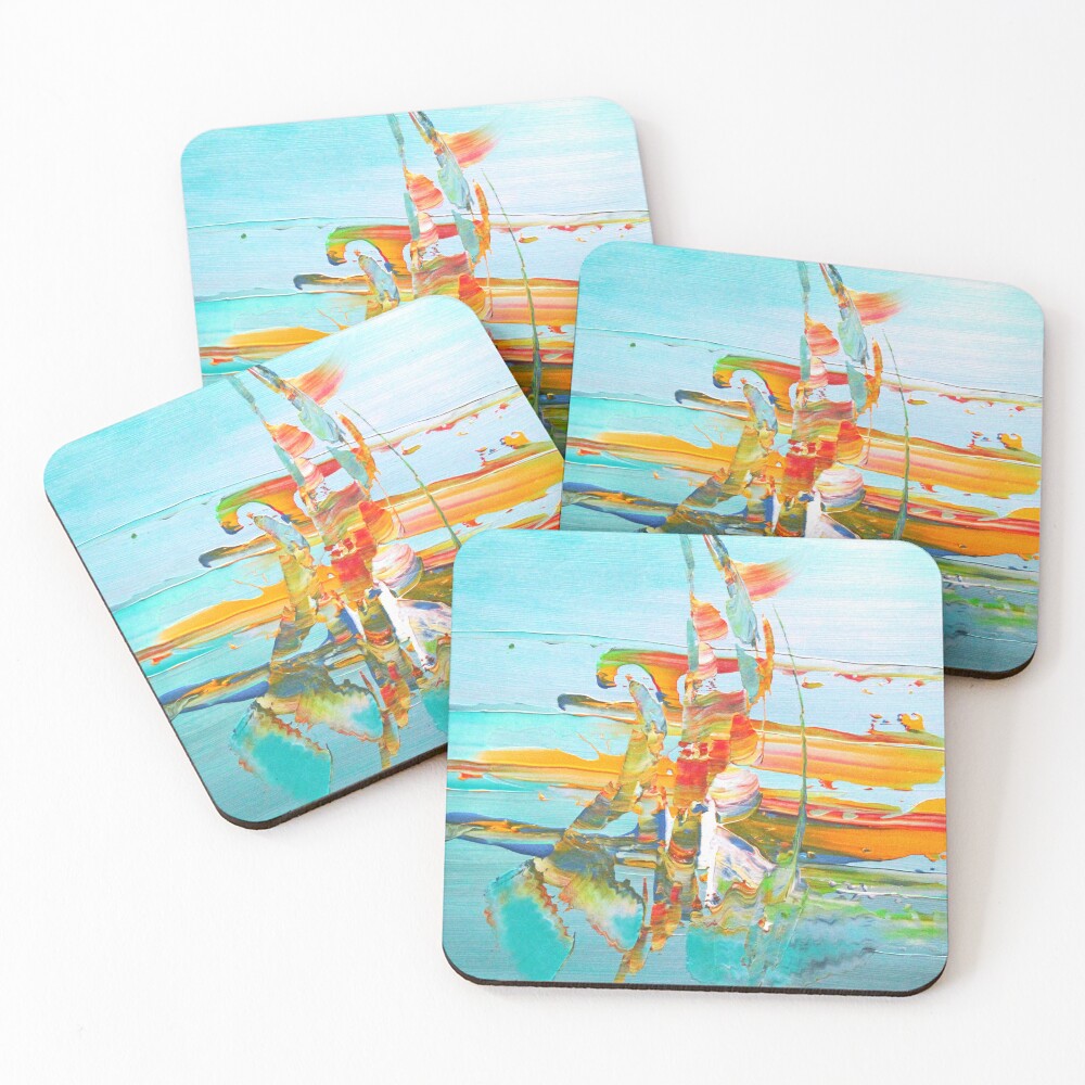 Aperçu de l'œuvre Dessous de verre (lot de 4) créée et vendue par ElioraBousquet.