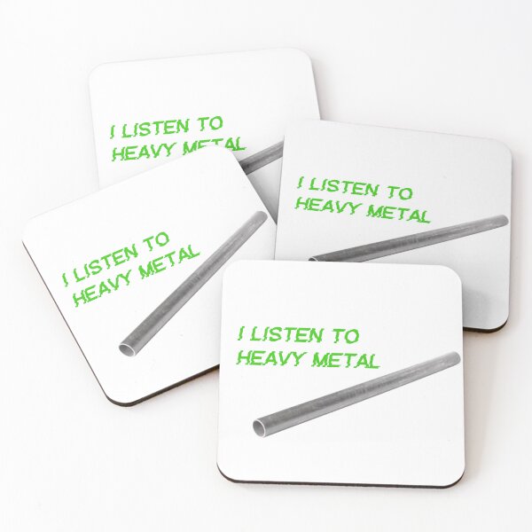 Item preview, I listen to heavy metal (green) designed and sold by edajylix.