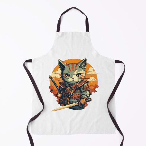 Item preview, cat in armor art designed and sold by printiesart.