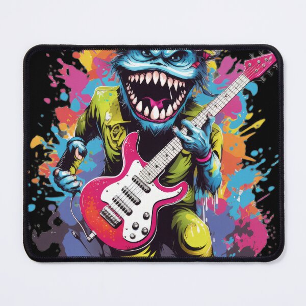 Item preview, Monsters of Rock and Roll for Music enthusiasts Funny clipart Musicians Lovers festivals #2 designed and sold by emaga.