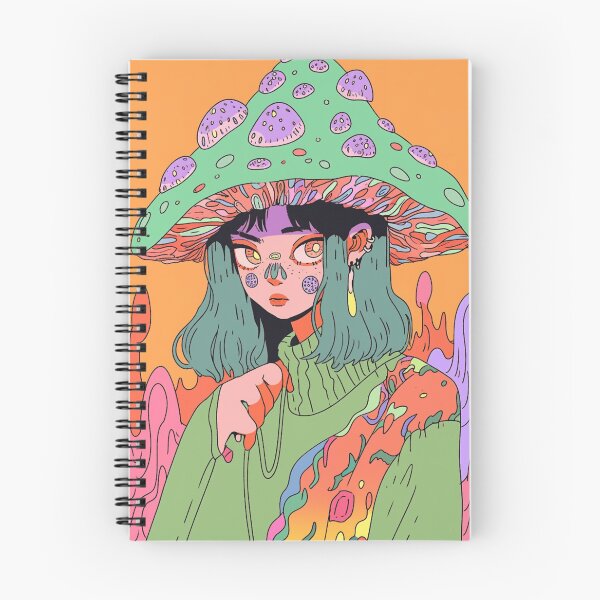Item preview, Trippy Weird Girl #1 Psychedelic Illustration designed and sold by wemuco.