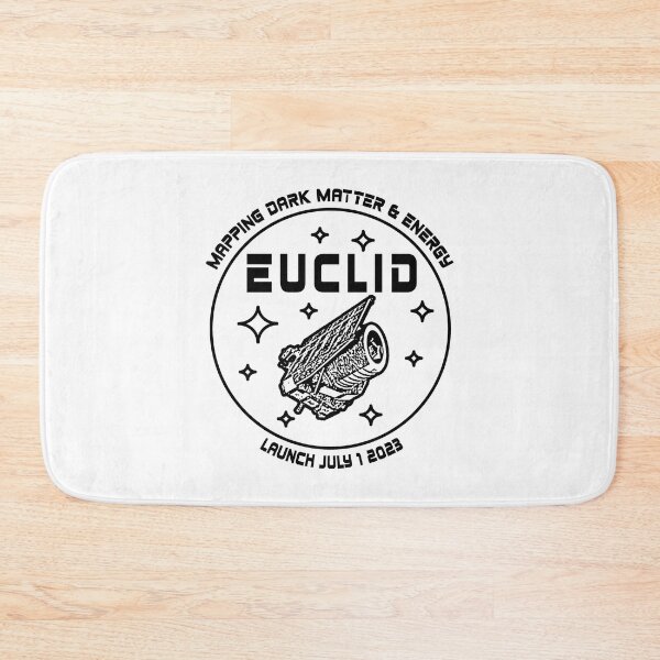 Item preview, ESA Euclid mission launch (black) designed and sold by SolidEarthArt.
