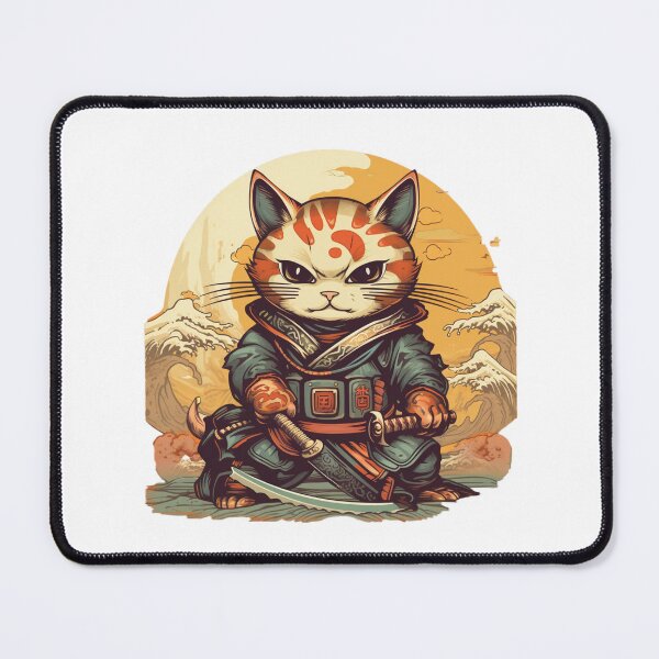 Item preview, cat in armor art designed and sold by printiesart.