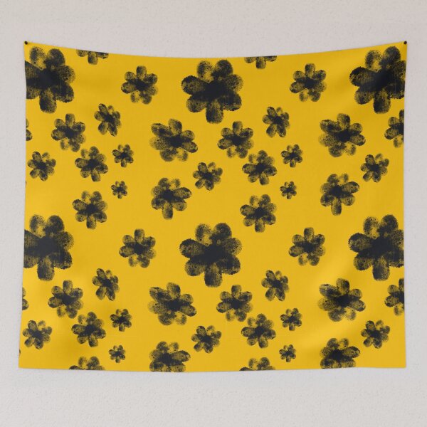 Item preview, Black Flower soft chalky design designed and sold by GeoffBeattie.