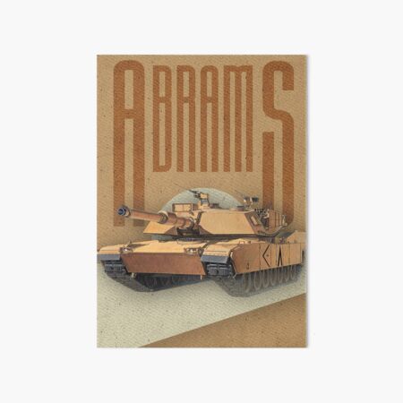 M1 Abrams Tank Shield Poster for Sale by StrongVlad