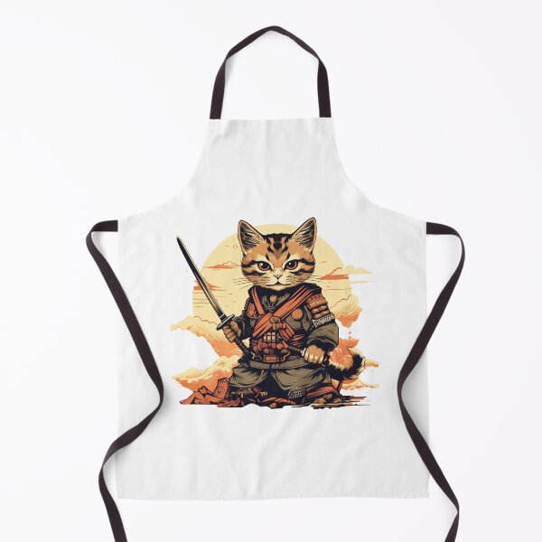 Item preview, cat in armor art designed and sold by printiesart.