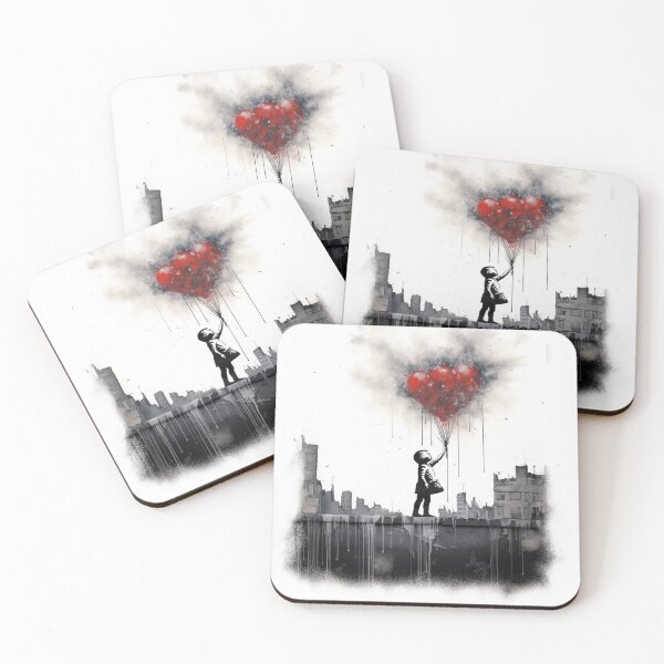 Item preview, Balloon Heart: Hope in Desolation designed and sold by Moisky Art.