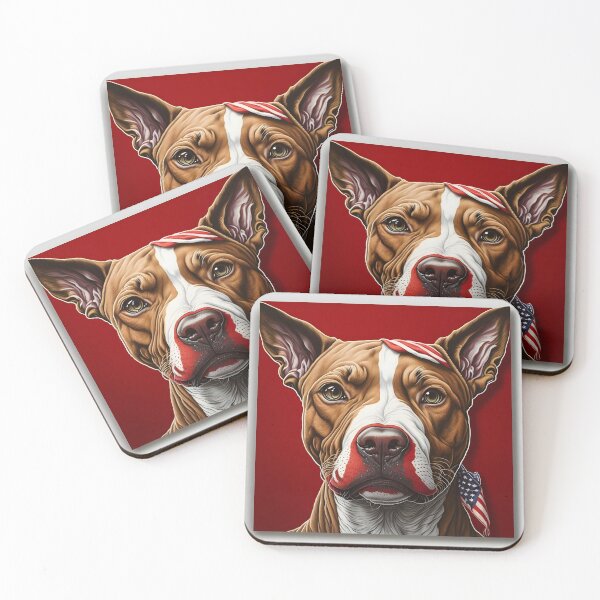 Item preview, Patriot Pitbull Red Nose designed and sold by Shiwwa.