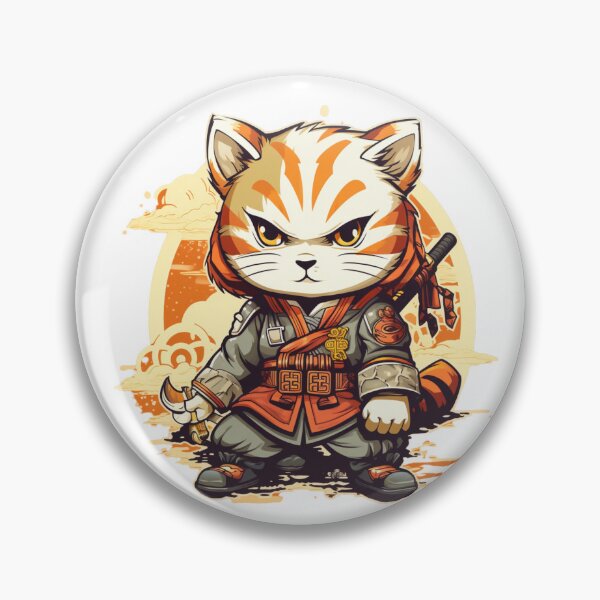 Item preview, cat in armor art designed and sold by printiesart.