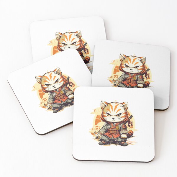 Item preview, cat in armor art designed and sold by printiesart.