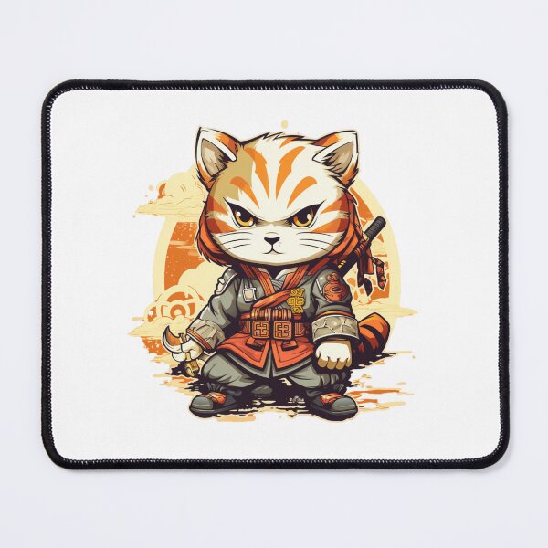 Item preview, cat in armor art designed and sold by printiesart.
