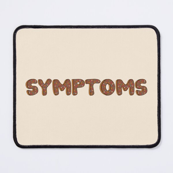 Item preview, Symptoms Word Shaped Like Chocolate Donuts designed and sold by DonutsWords.