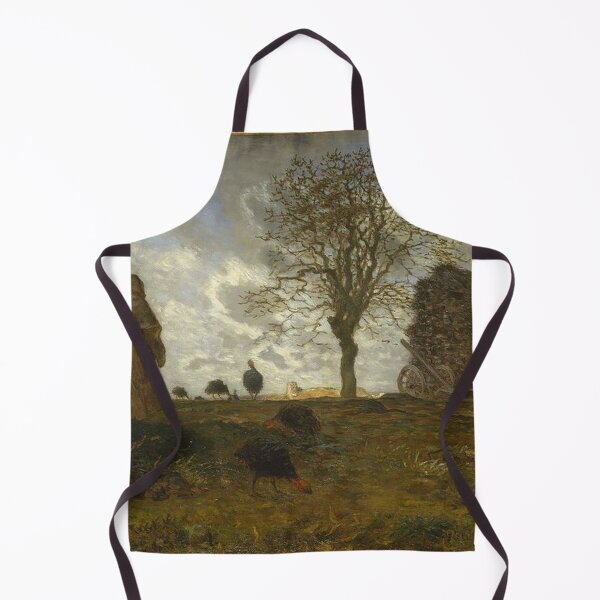 Item preview, Autumn Landscape with a Flock of Turkeys designed and sold by tomorrowsart.