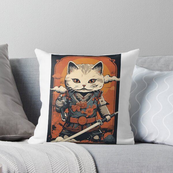 Item preview, cat in armor art designed and sold by printiesart.