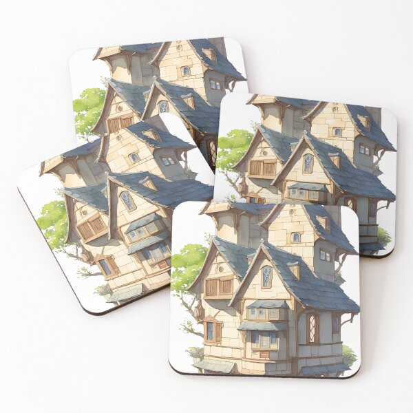 Item preview, houses fantasy anime designed and sold by HAMDY-art.
