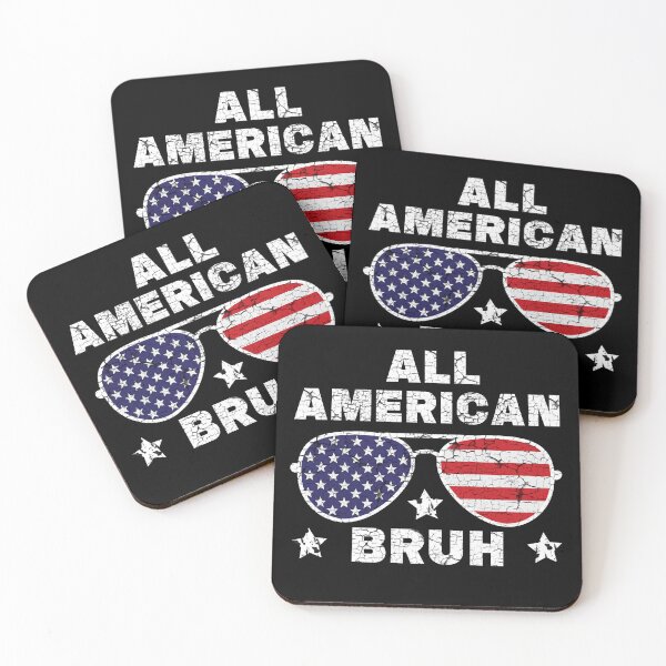 Item preview, All American Bruh 4th Of July Funny Classic T-Shirt designed and sold by design-animals.