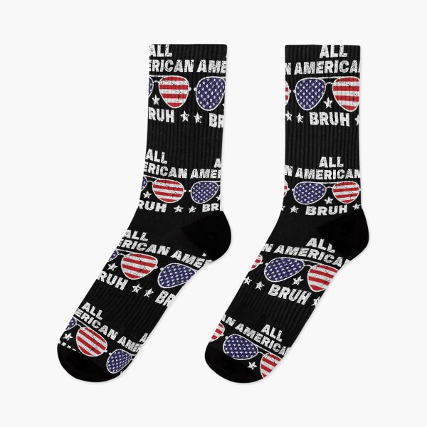 Item preview, All American Bruh 4th Of July Funny Classic T-Shirt designed and sold by design-animals.