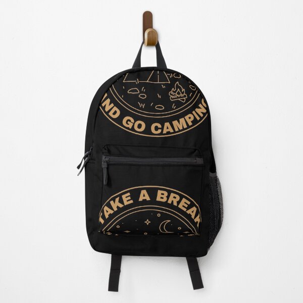 Item preview, Camping outdoor mountain hiking - campfire - Camper travel design designed and sold by Uplife-MyStore.