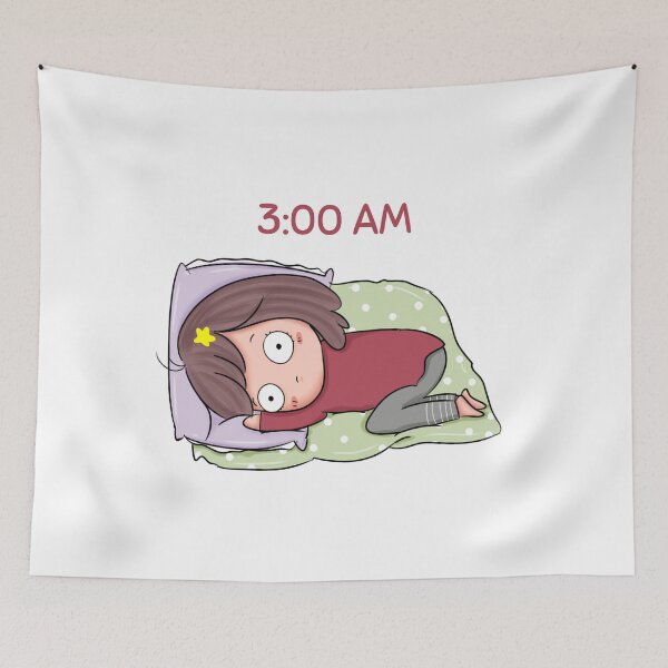 Item preview, Can't Sleep Girl no.4 designed and sold by tiimastudio.