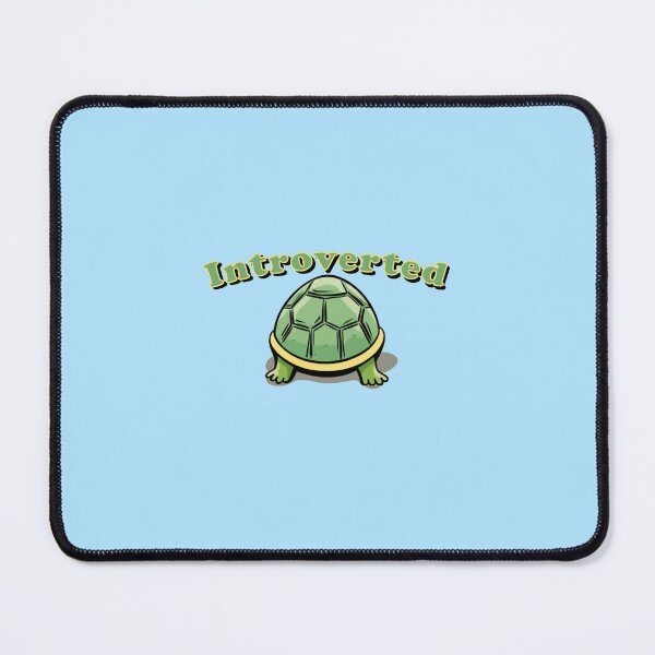 Item preview, Introverted cute turtle tortoise cartoon stay in my shell designed and sold by Captain-Jackson.