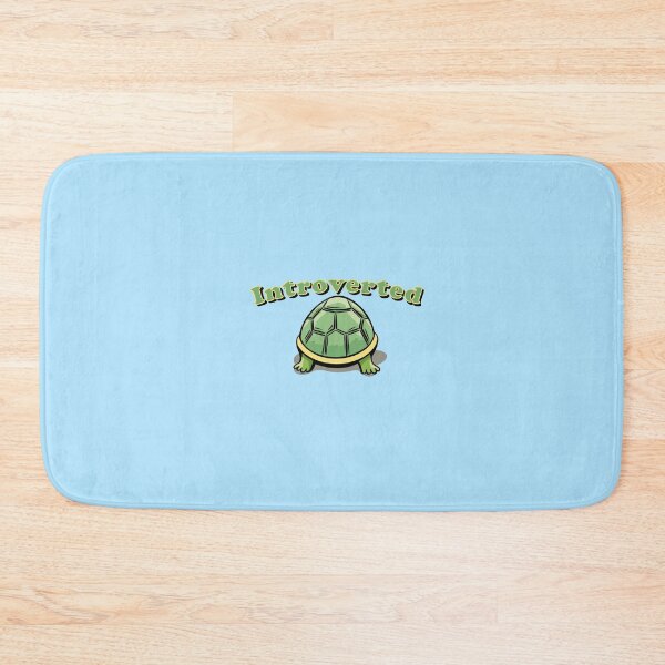 Item preview, Introverted cute turtle tortoise cartoon stay in my shell designed and sold by Captain-Jackson.