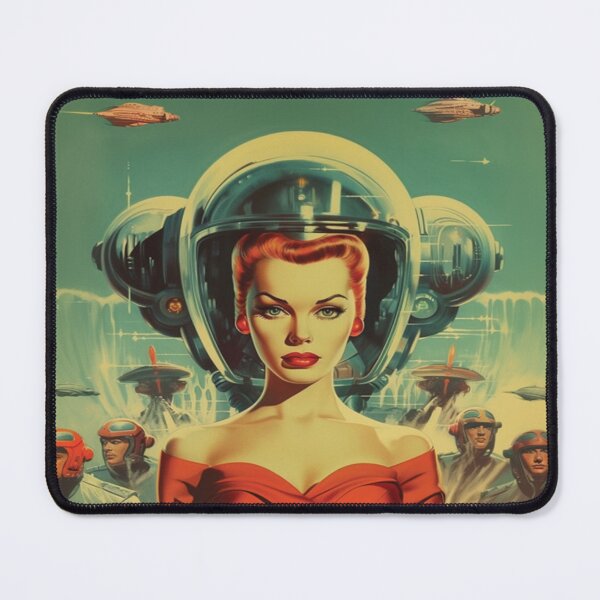 Item preview, 1950s SciFi Movie Poster - Retro Color designed and sold by Smiling Collie Designs.