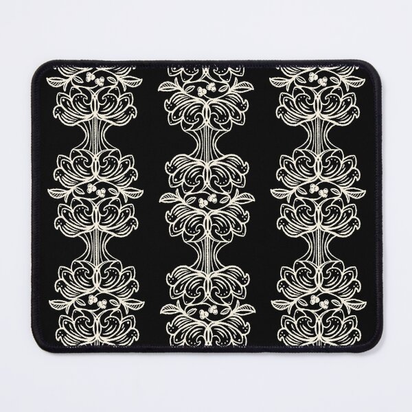 Item preview, French Country Floral Stripe Cream on Black designed and sold by Christine Philbrick.