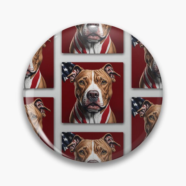 Item preview, Patriot Pitbull Red Nose designed and sold by Shiwwa.