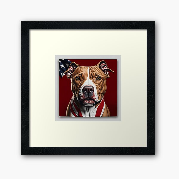 Artikel-Vorschau von Patriot Pitbull Red Nose, designt und verkauft von Shiwwa.