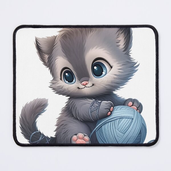 Item preview, Delicate Baby Kitten - Tiny and Curious Companion designed and sold by PaintbrushPlace.