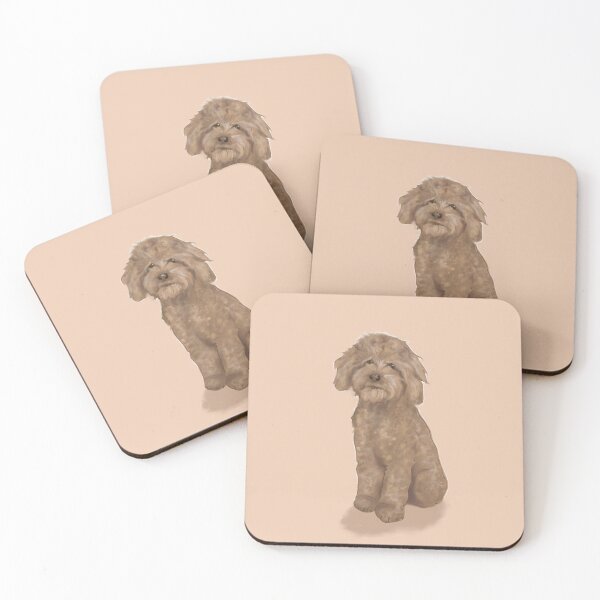 Item preview, Peach the Poodle designed and sold by EsmiArt.