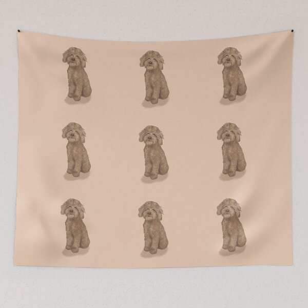 Item preview, Peach the Poodle designed and sold by EsmiArt.
