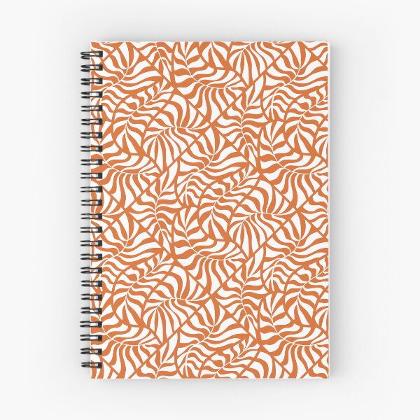 Item preview, Tropical Leaves Copper Orange Pattern designed and sold by KooKooRuz.
