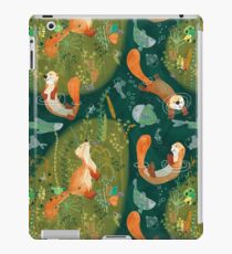 Pattern 74 - Playful otters by the river iPad Case/Skin