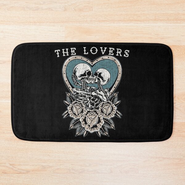 Item preview, The Lovers, Old School, Neo Traditional, Roses / Kissing Skeletons designed and sold by Proverbial Wisdom Design.