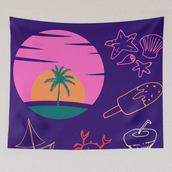 Item preview, playa de palmeras tropicales designed and sold by Cedex.