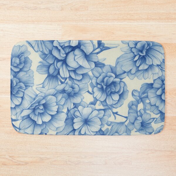 Item preview, Blue Botanical Floral Pattern designed and sold by RossWilson12.