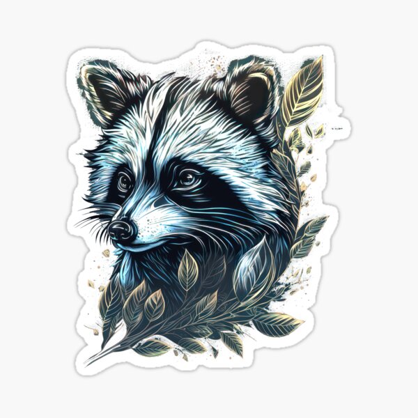 Black and white line art of raccoon head Good use for symbol mascot  icon avatar tattoo T Shirt design logo or any design you want Stock  Vector Image  Art  Alamy