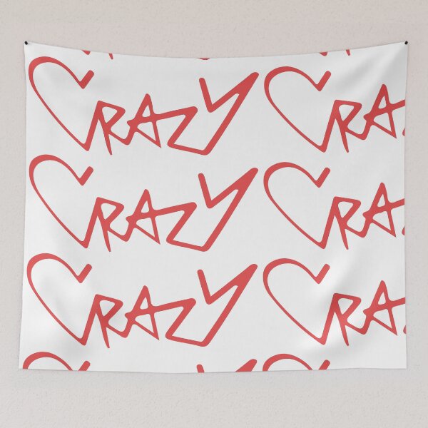 Item preview, crazy mad love heart designed and sold by Lartdubeau.