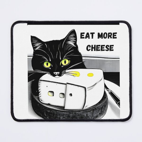 Item preview, Eat cheese and sin  designed and sold by Socool101.