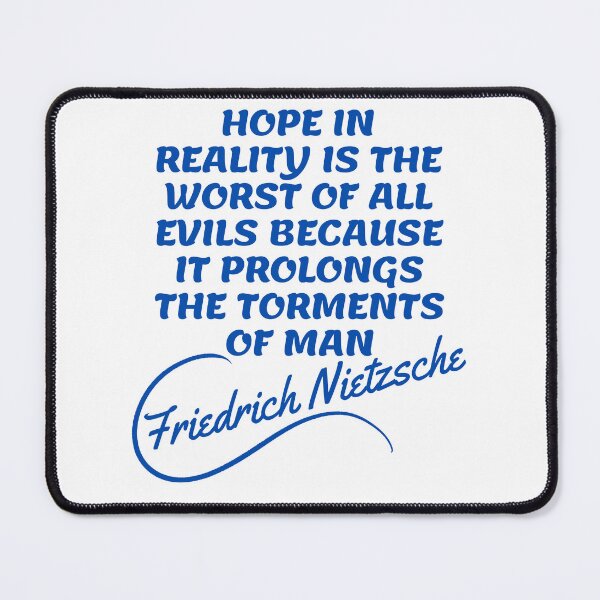 Item preview, Friedrich Nietzsche Quotes - Hope designed and sold by Writer Quotes.