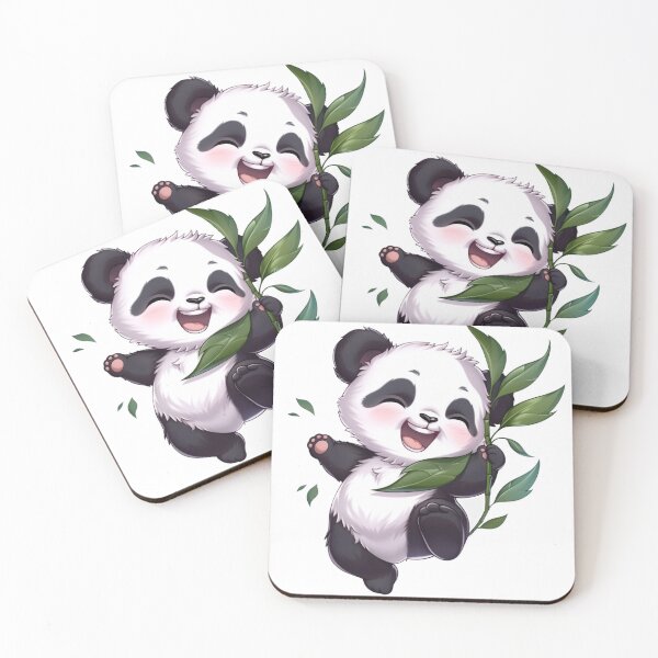 Item preview, Happy Baby Panda - Tiny and Mischievous Charm designed and sold by PaintbrushPlace.