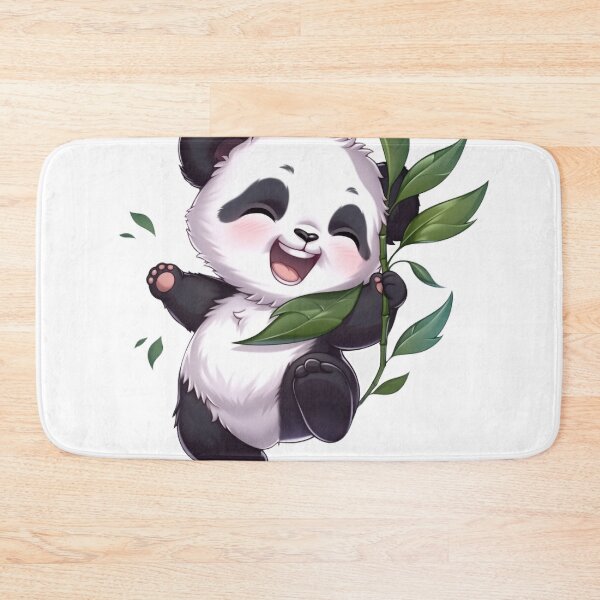 Item preview, Happy Baby Panda - Tiny and Mischievous Charm designed and sold by PaintbrushPlace.