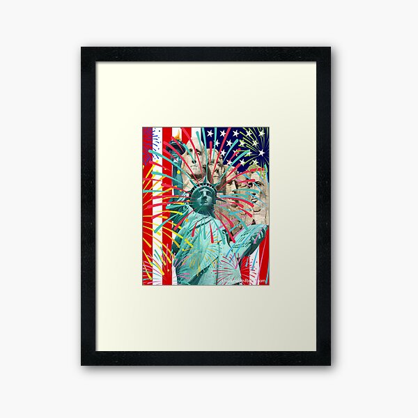 Patriot Month Framed Art Print