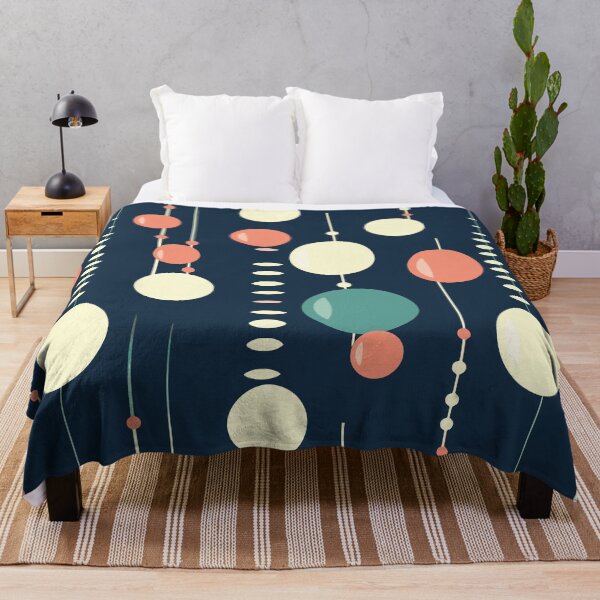 Item preview, The Ornamentals: a Mid-Century Modern, retro textile pattern by DecoTiler designed and sold by DecoTiler.