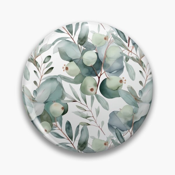 Item preview, Nature Design 14 Vintage Eucalyptus Floral Flowers Fleurs Flores designed and sold by AndreeaRED.