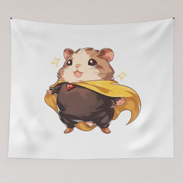 Item preview, Lively Baby Hamster - Chubby and Playful Companion designed and sold by PaintbrushPlace.