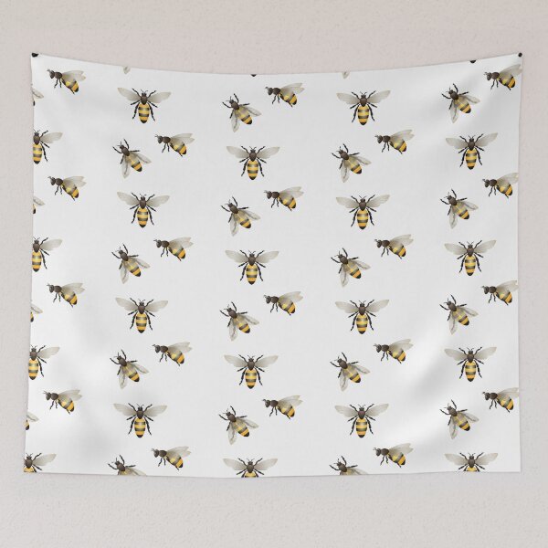 Item preview, Bee Floral Patterns designed and sold by ELK20.
